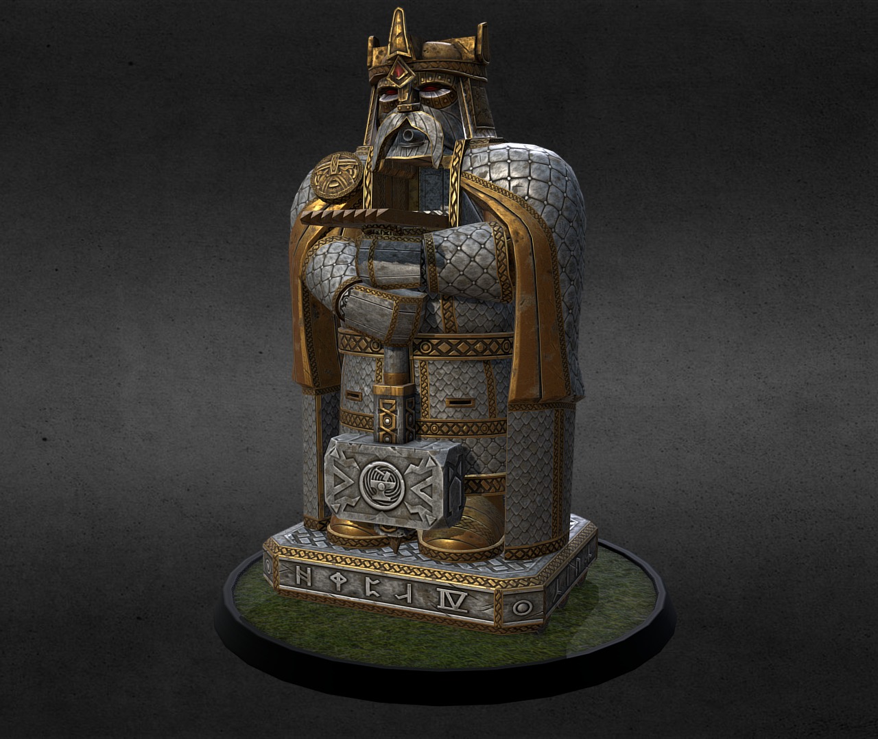 Dwarf Siege Tower 3d model