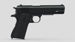 M1911 Pistol High-poly