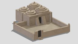 Bidaia Mosque Low Poly PBR Realistic