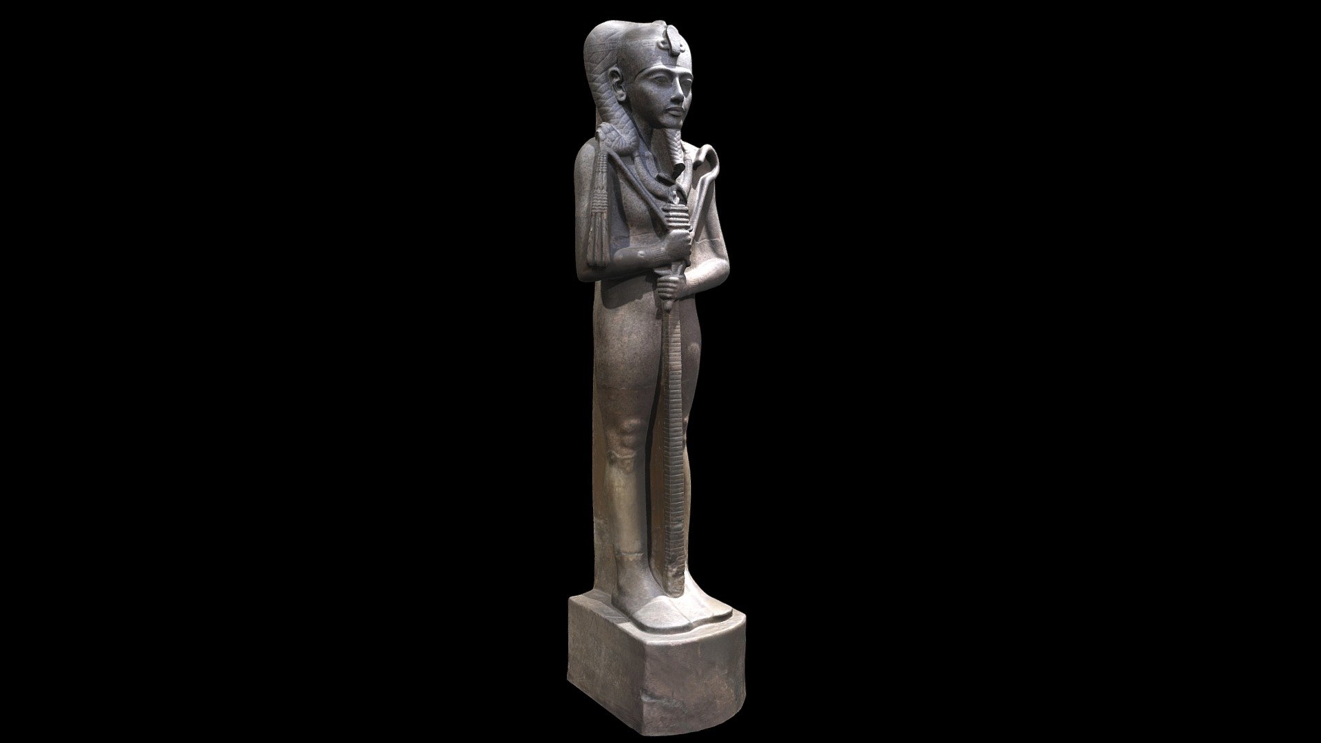 Statue of the Egyptian God Khonsu 3d model