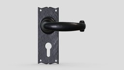 Frelan Regal Black Antique Handle