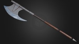 Skyblivion Steel Battleaxe