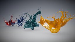 RANDOM FLUID SPLASH SET 1