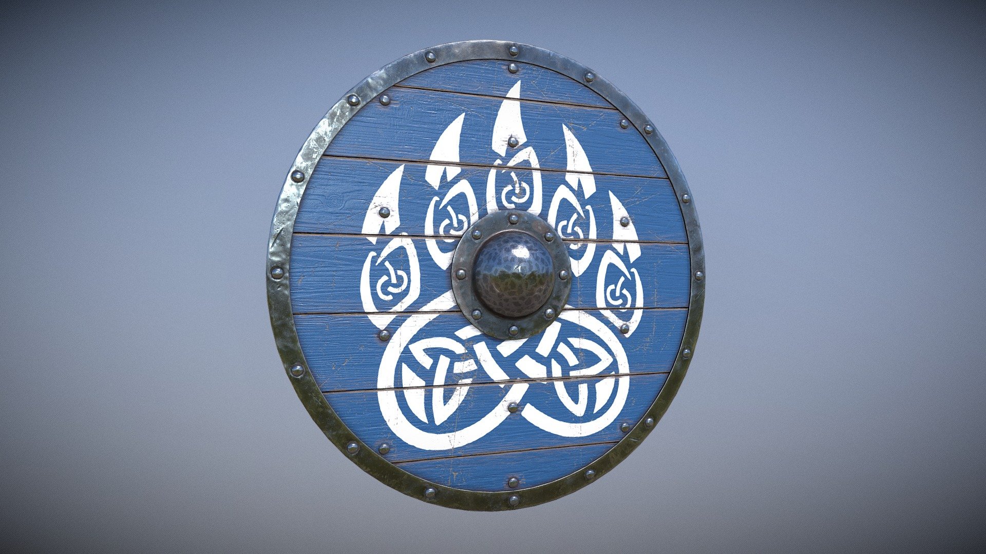 Viking Shield 05 3d model