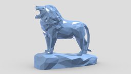 Low Poly Lion 2