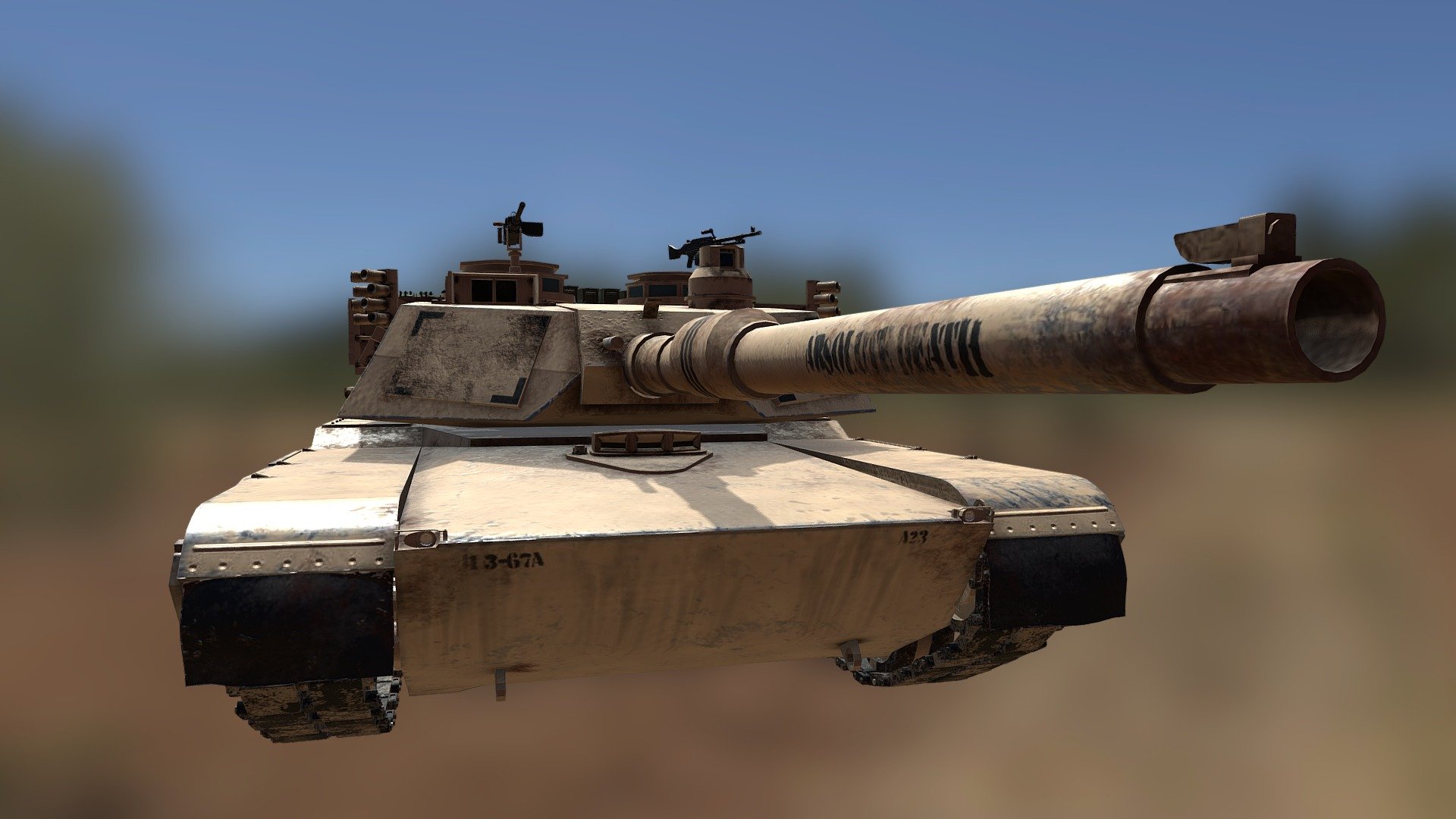 M1 Abrams 3d model