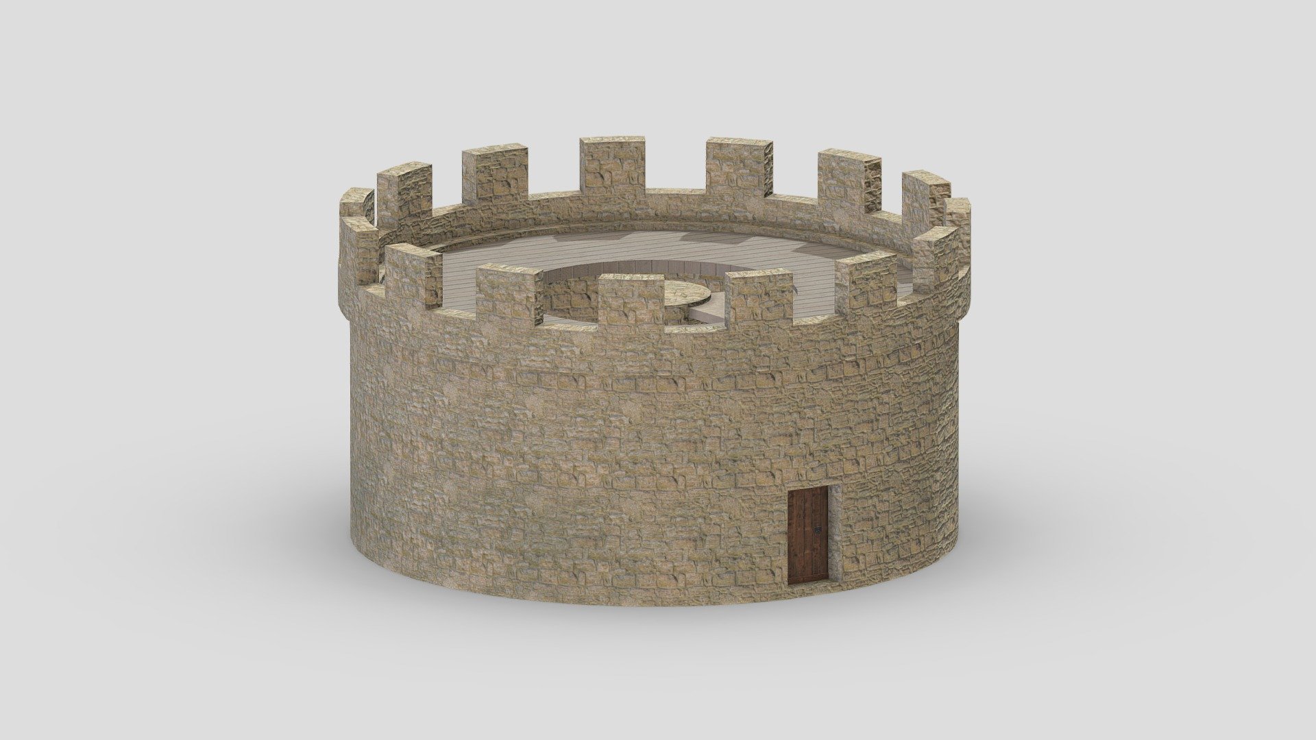 Medieval Castle Module 13 3d model