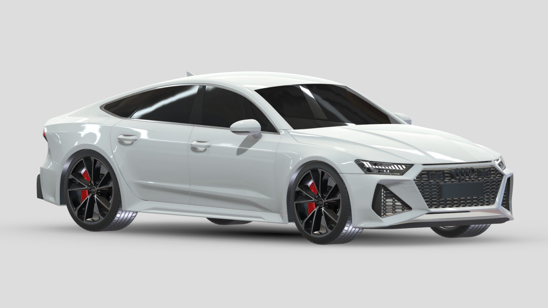 Audi RS7 Sportback 2020 3d model