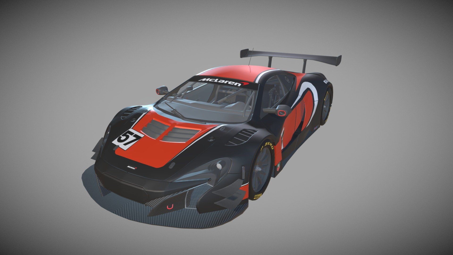 Mclaren GT3 650S 3d model