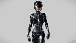 Woman SciFi Space Suit