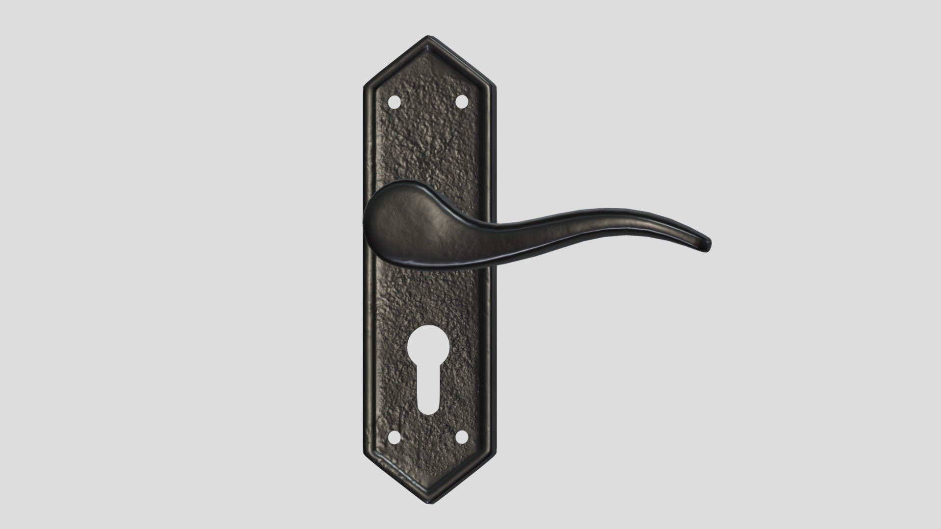 Frelan Wentworth Black Antique Handle 3d model