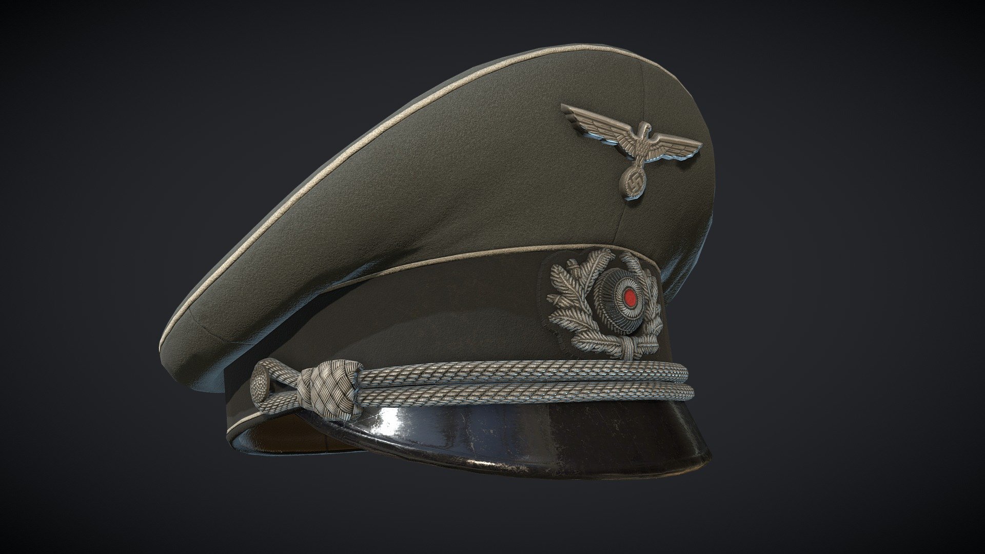 Infanterie Officers Schirmmütze 3d model