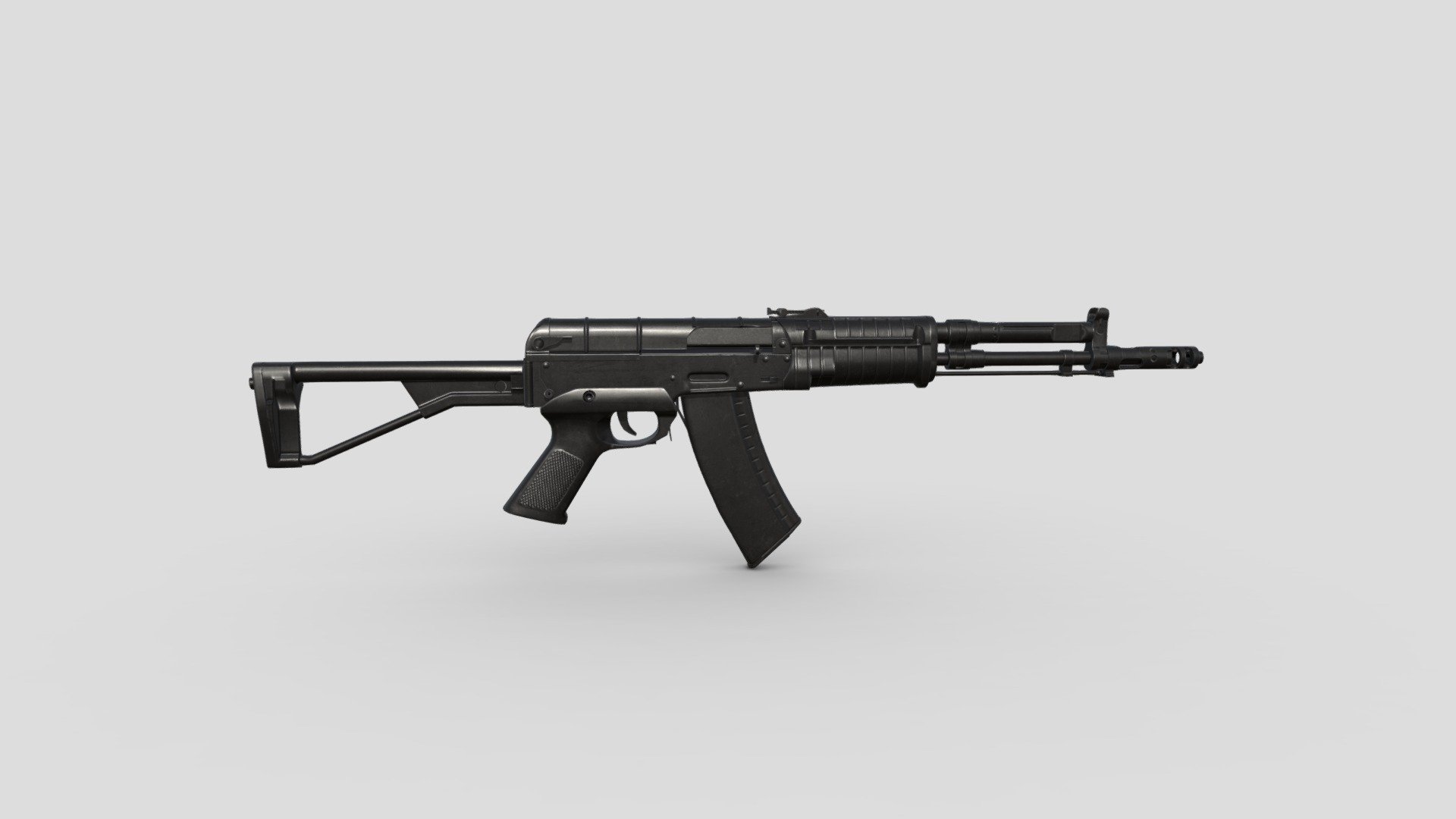 AEK 971 Low Poly 3d model