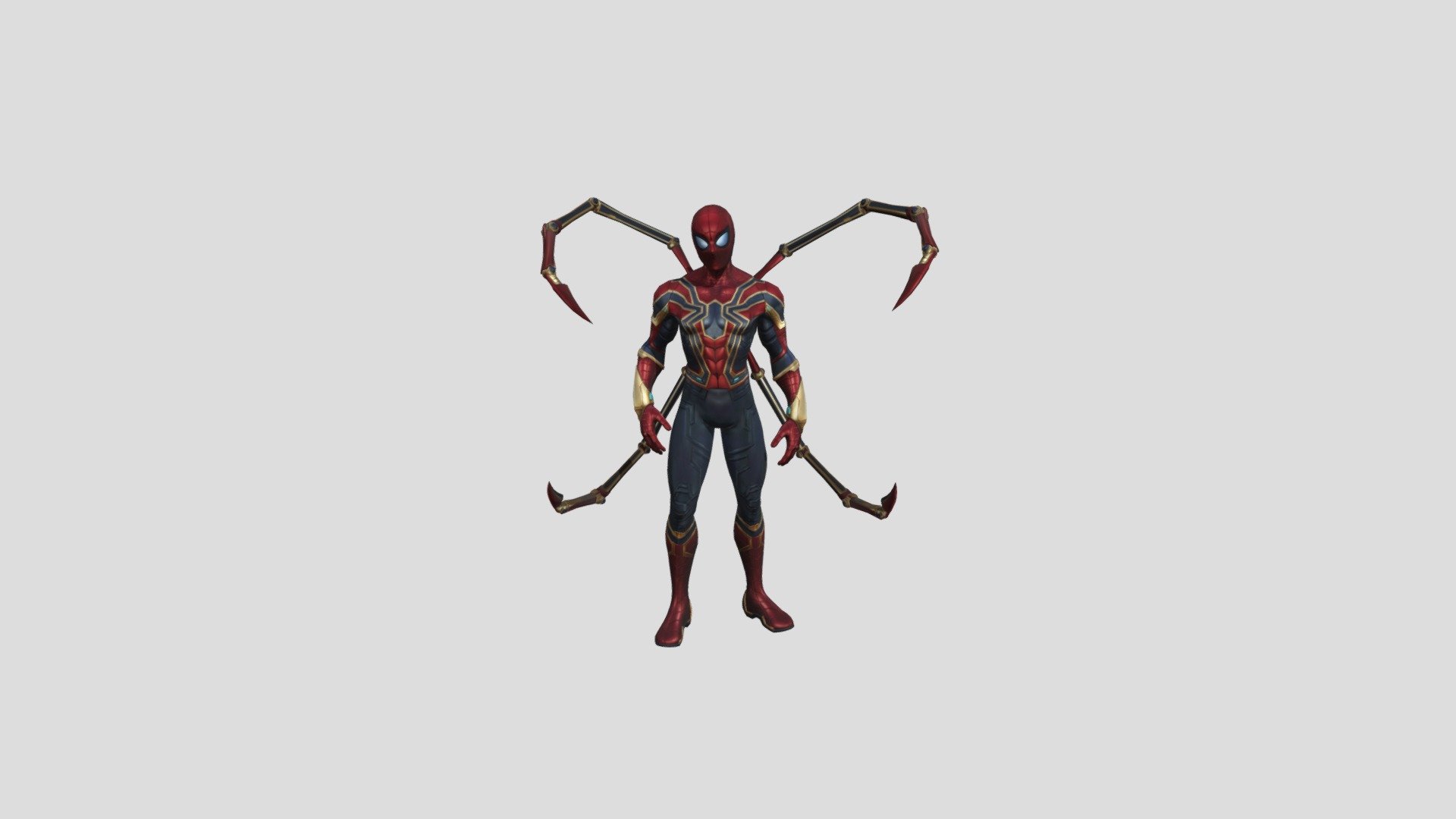 Iron Spiderman 3d model