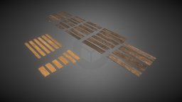 Simples Old Wooden Boards with PBR