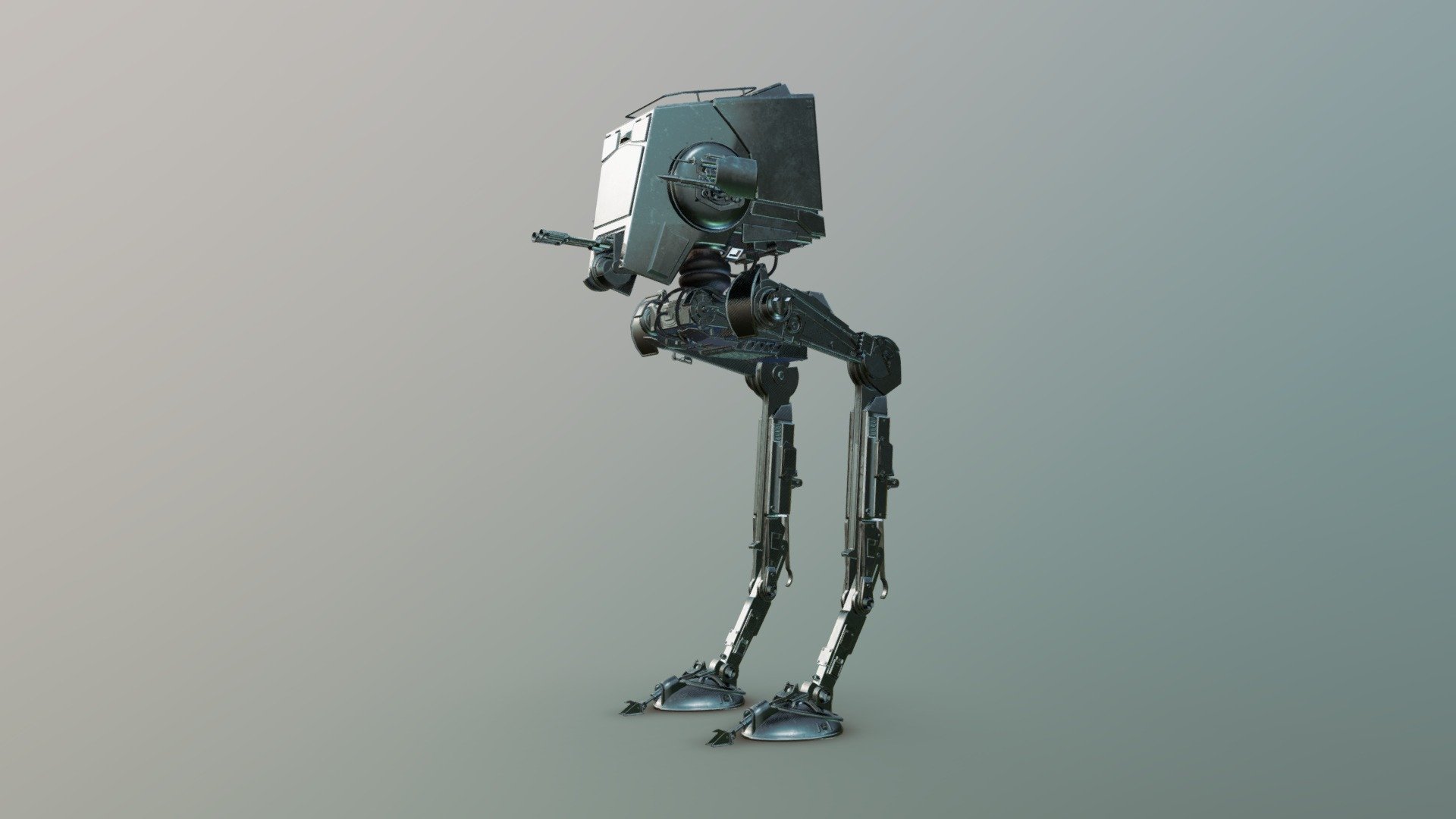 Starwars AT-ST 3d model