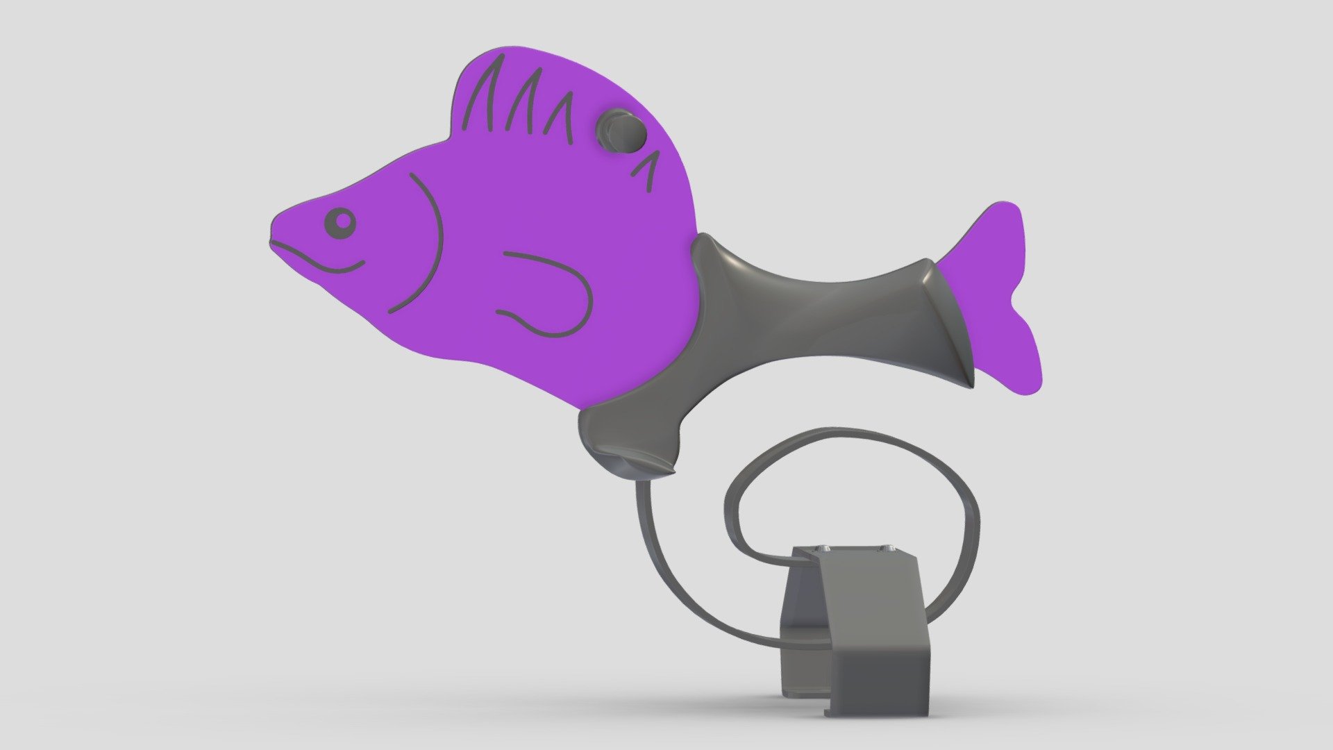 Lappset Fish 3d model