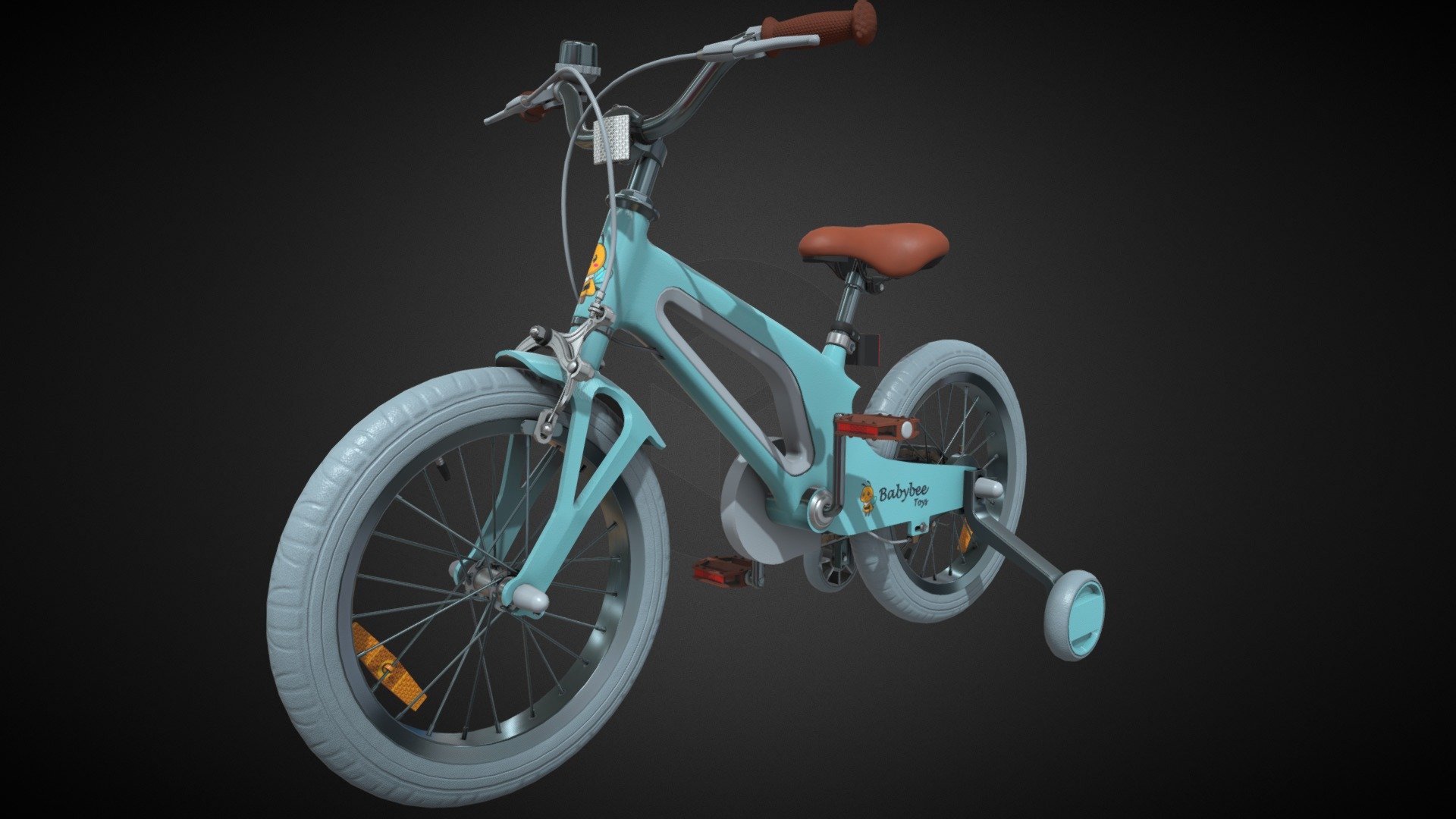 Kid Bike 3d model