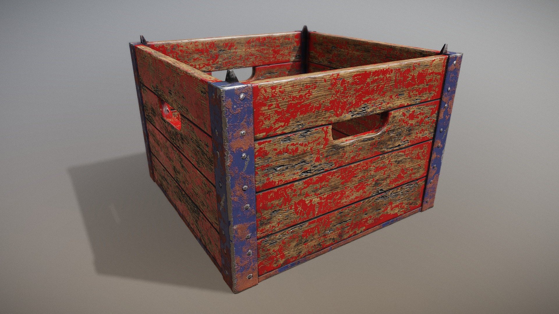 Wooden Crate 3d model