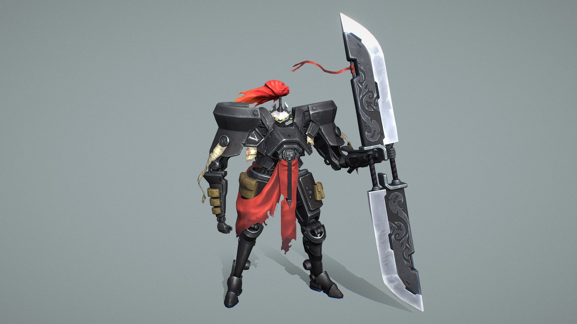 Mecha Knight 3d model