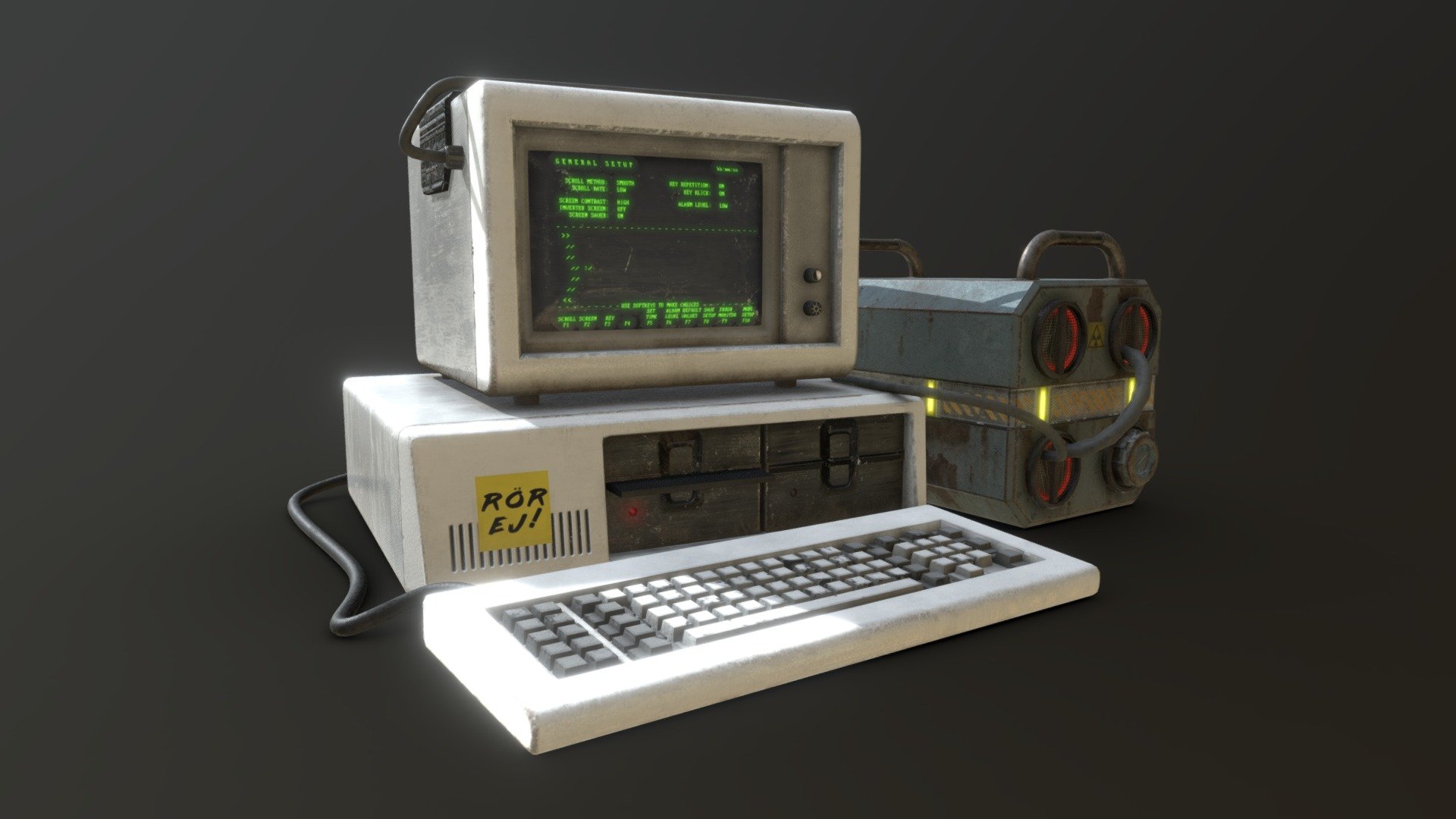 Cyberputer 3d model