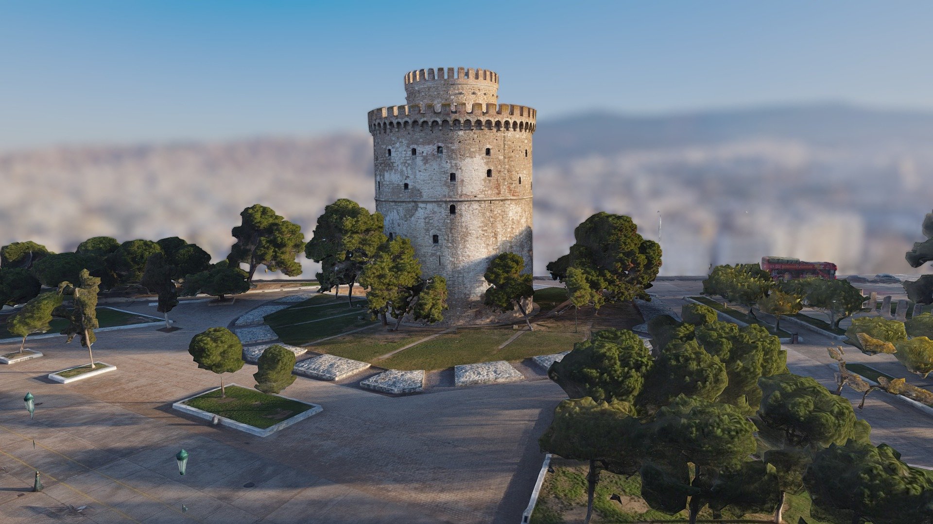 White Tower (Λευκός Πύργος) Thessaloniki Greece 3d model