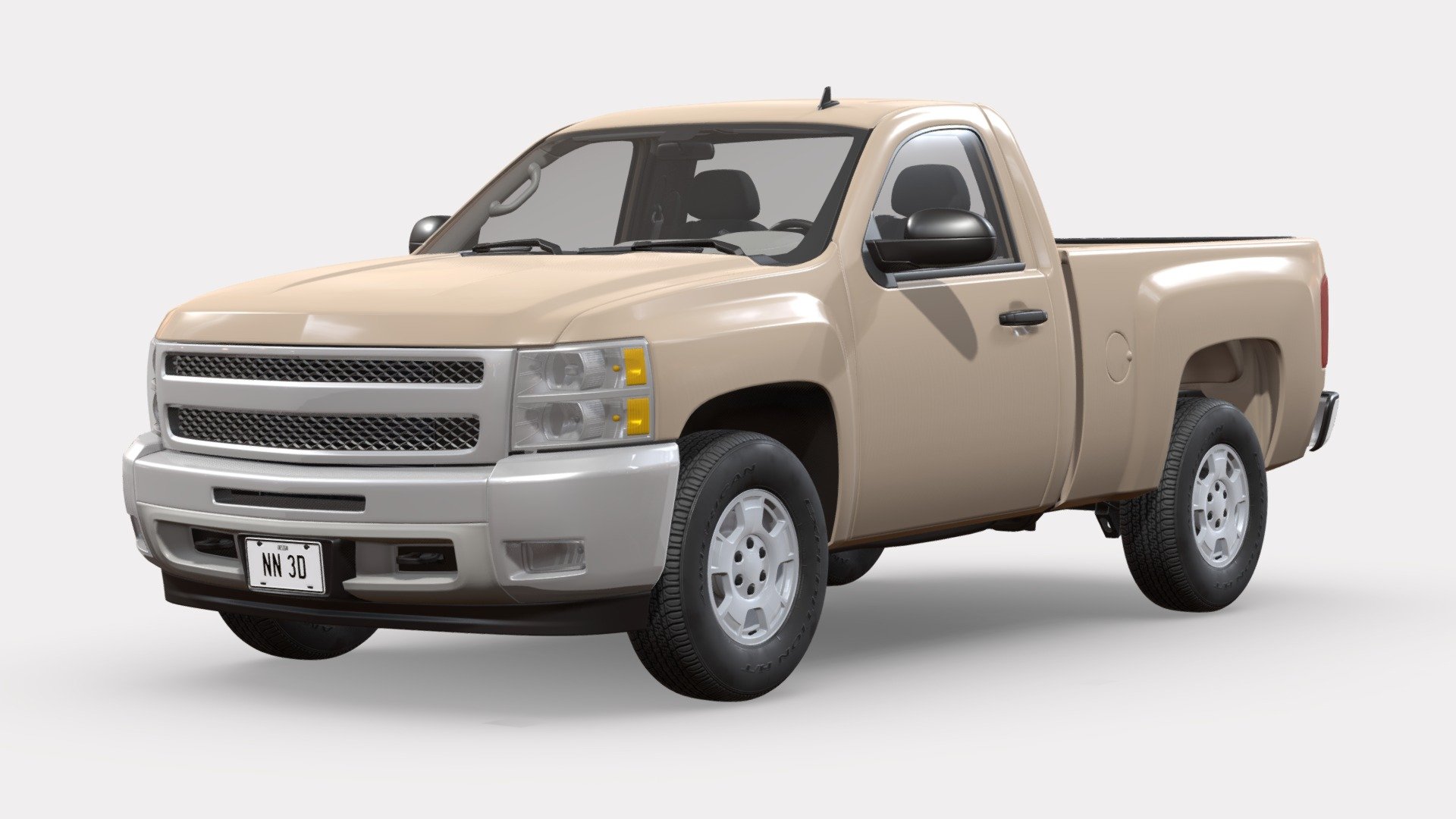 GENERIC PICKUP TRUCK 14 3d model