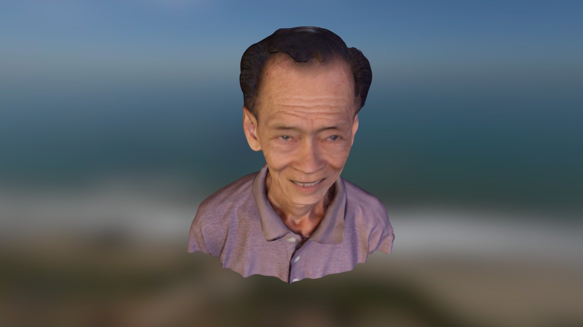 73 year old man 3d model