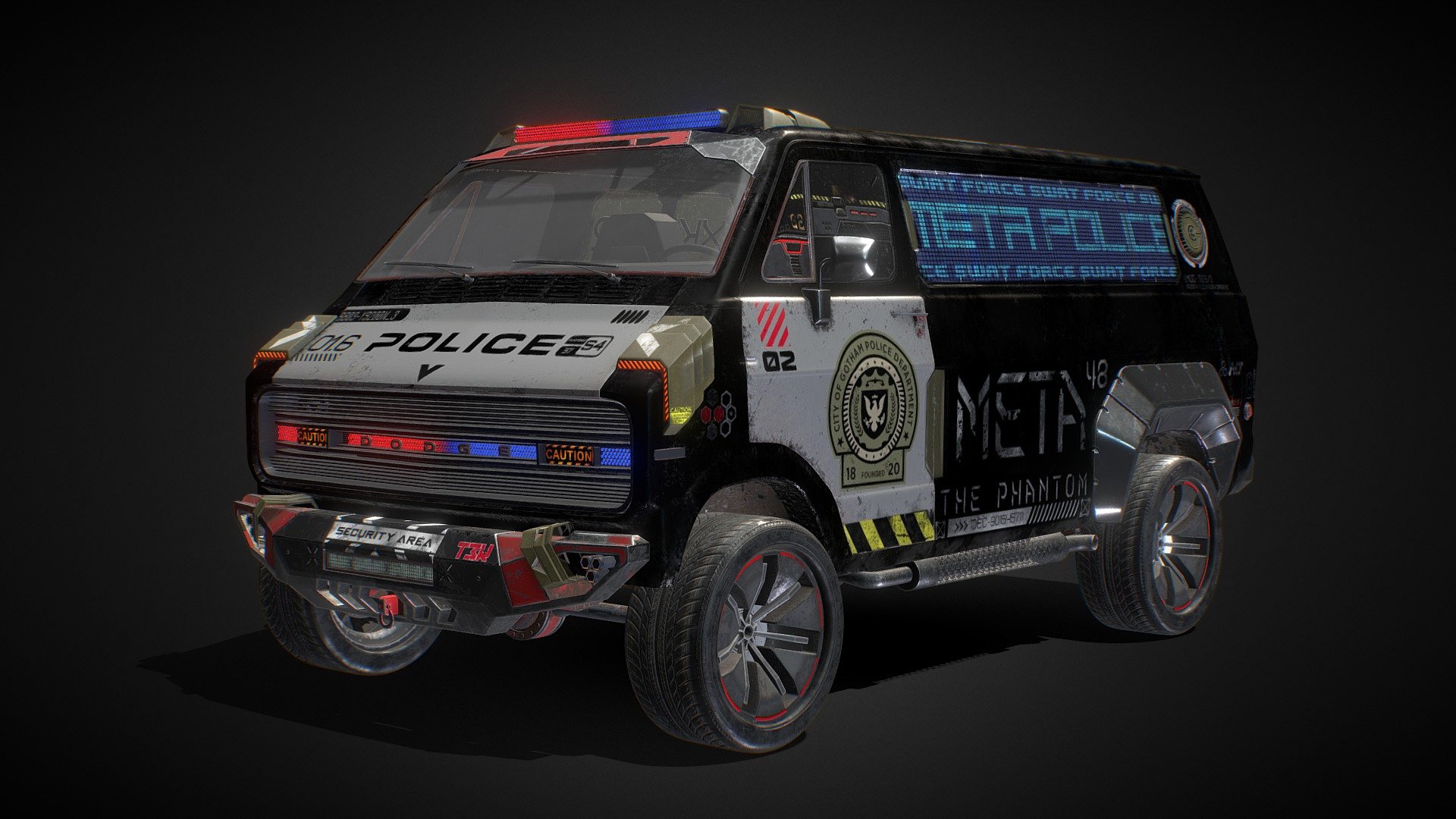 CyberVan_2035 3d model