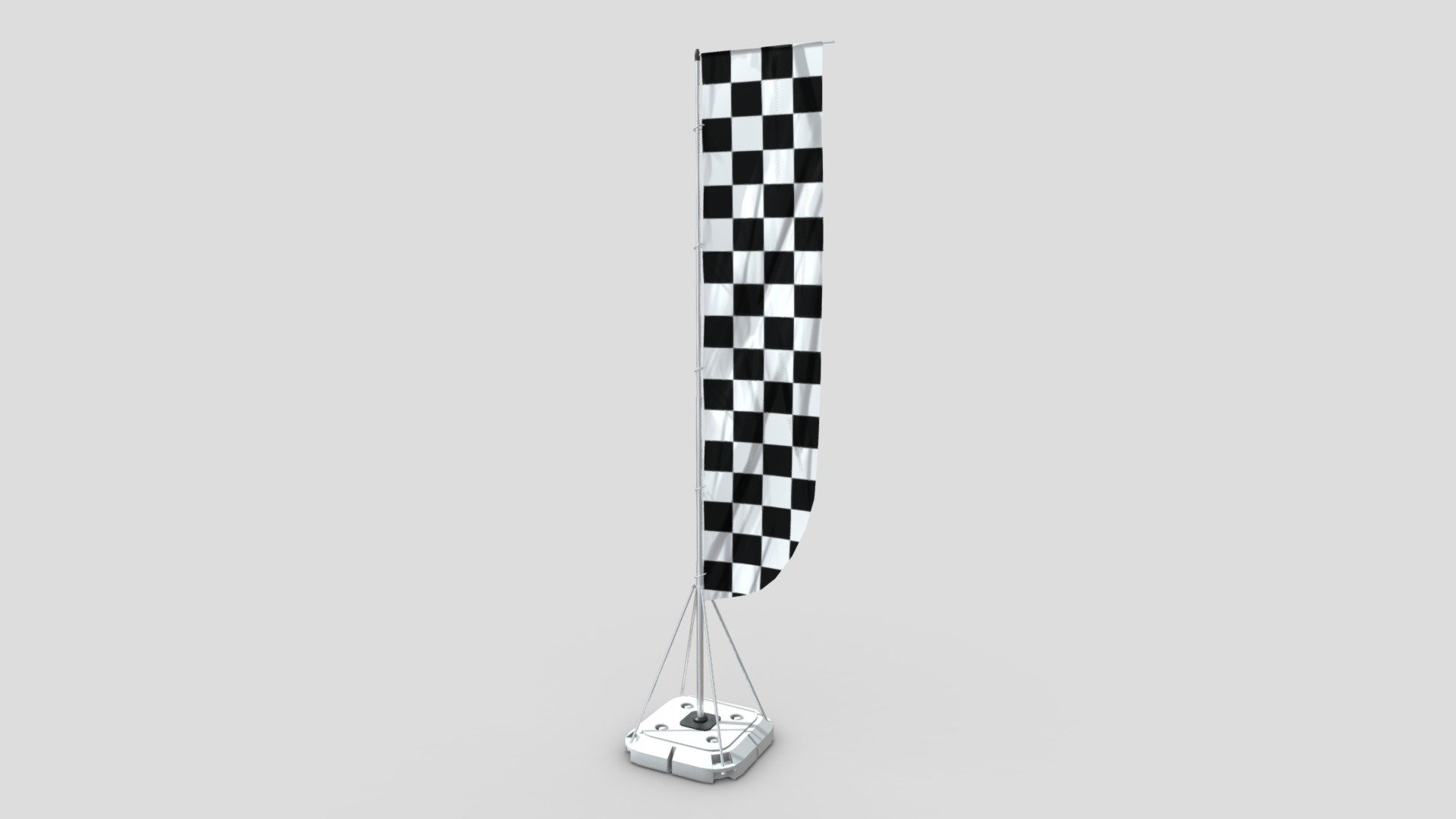 Checkered Flag 3d model