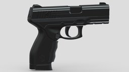 Taurus PT 247 High-poly Subdivision