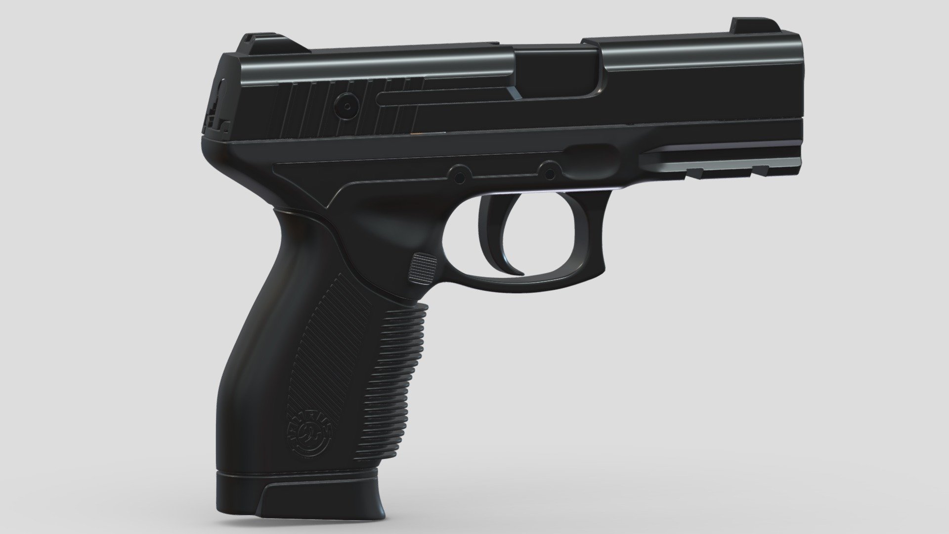 Taurus PT 247 High-poly Subdivision 3d model