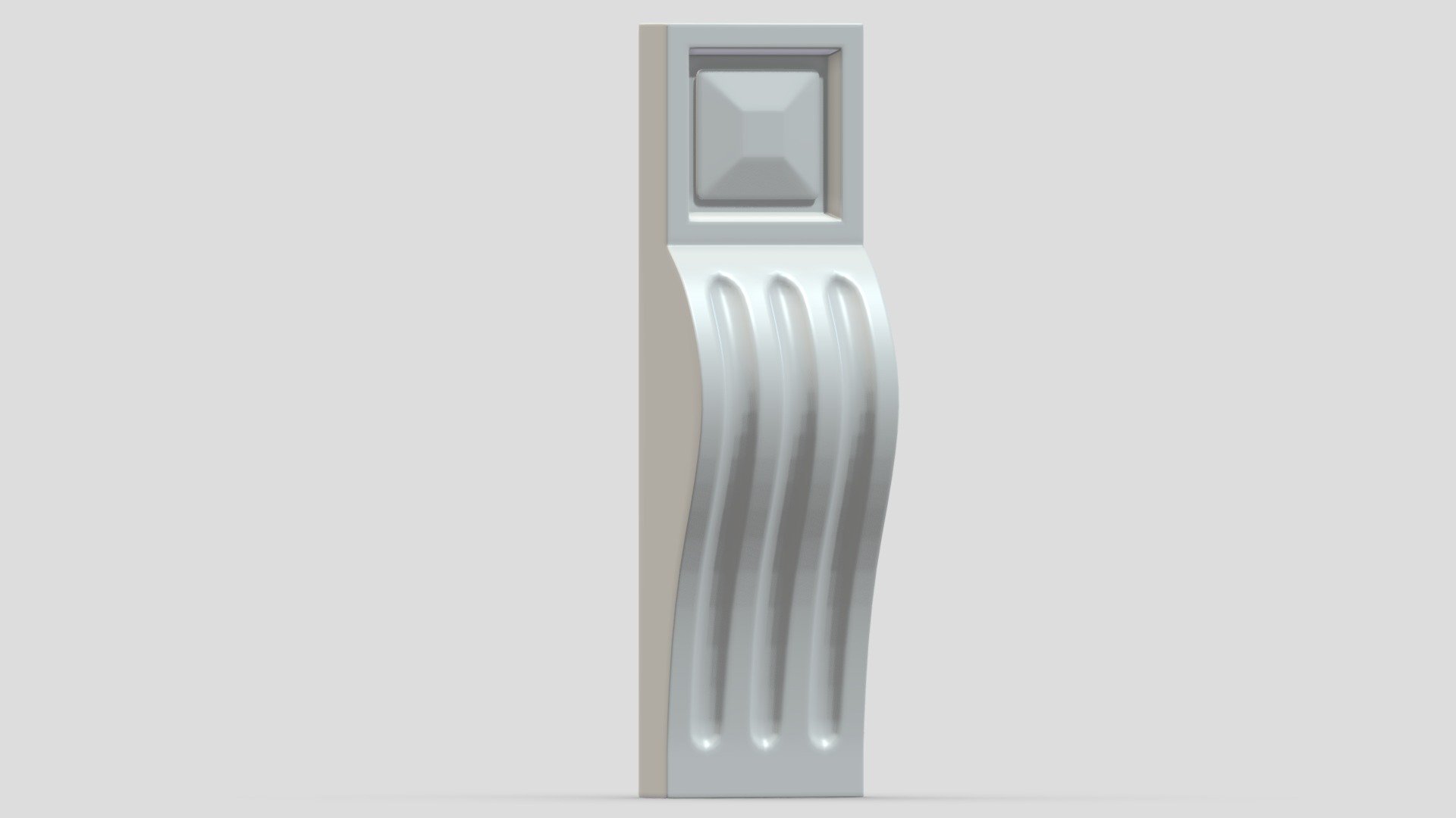 Scroll Corbel 26 3d model