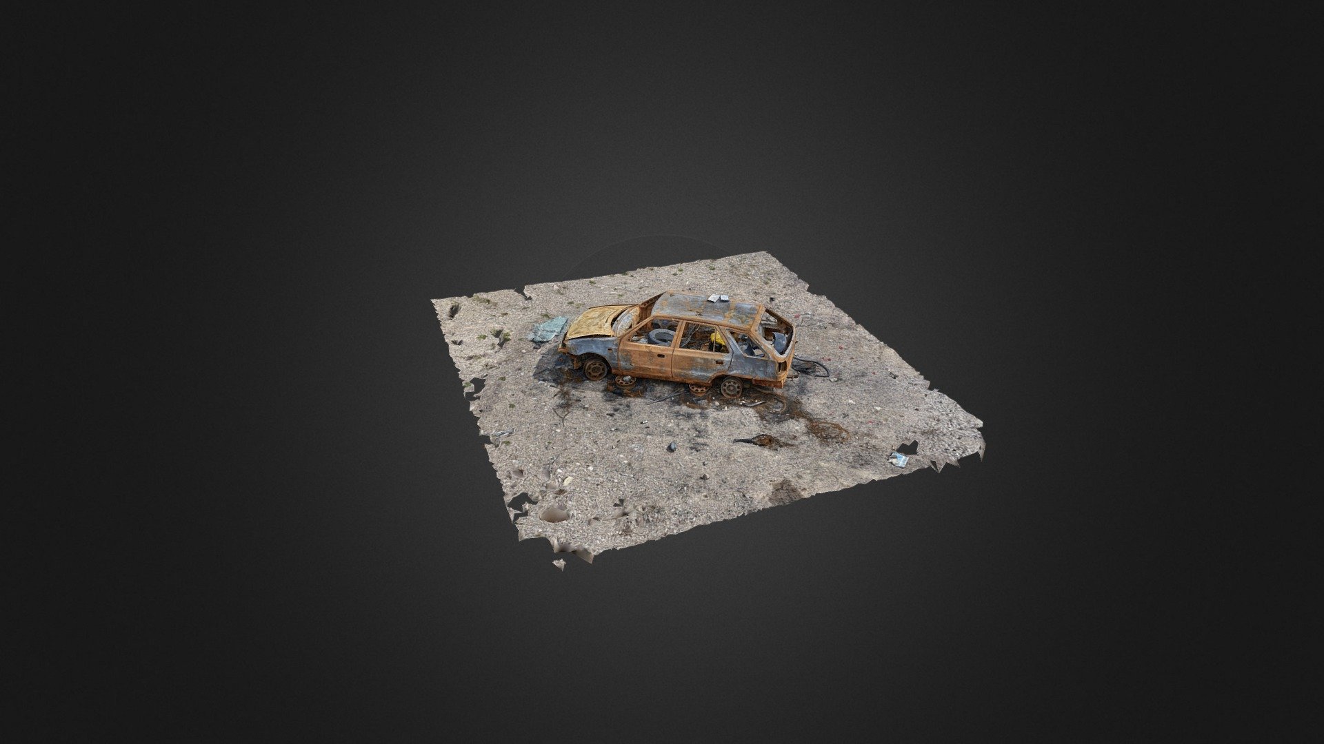 RandomLab 020 Abandoned Wreck 3d model