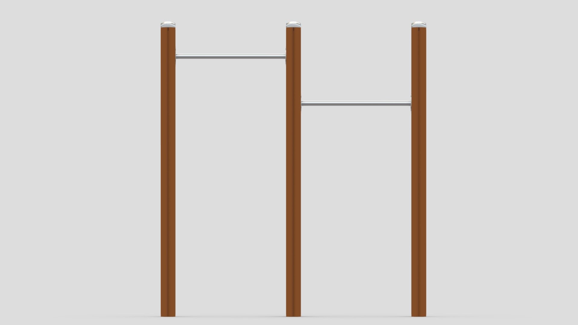 Lappset Chinning Bars For 2 3d model