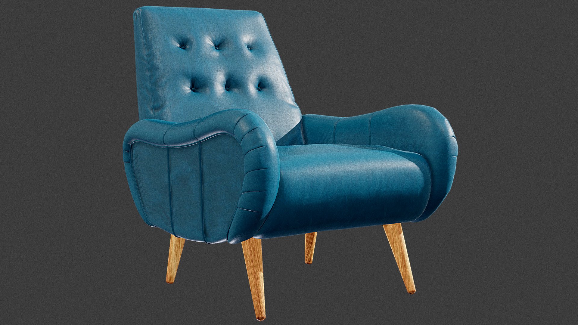 Losange Chair 3d model