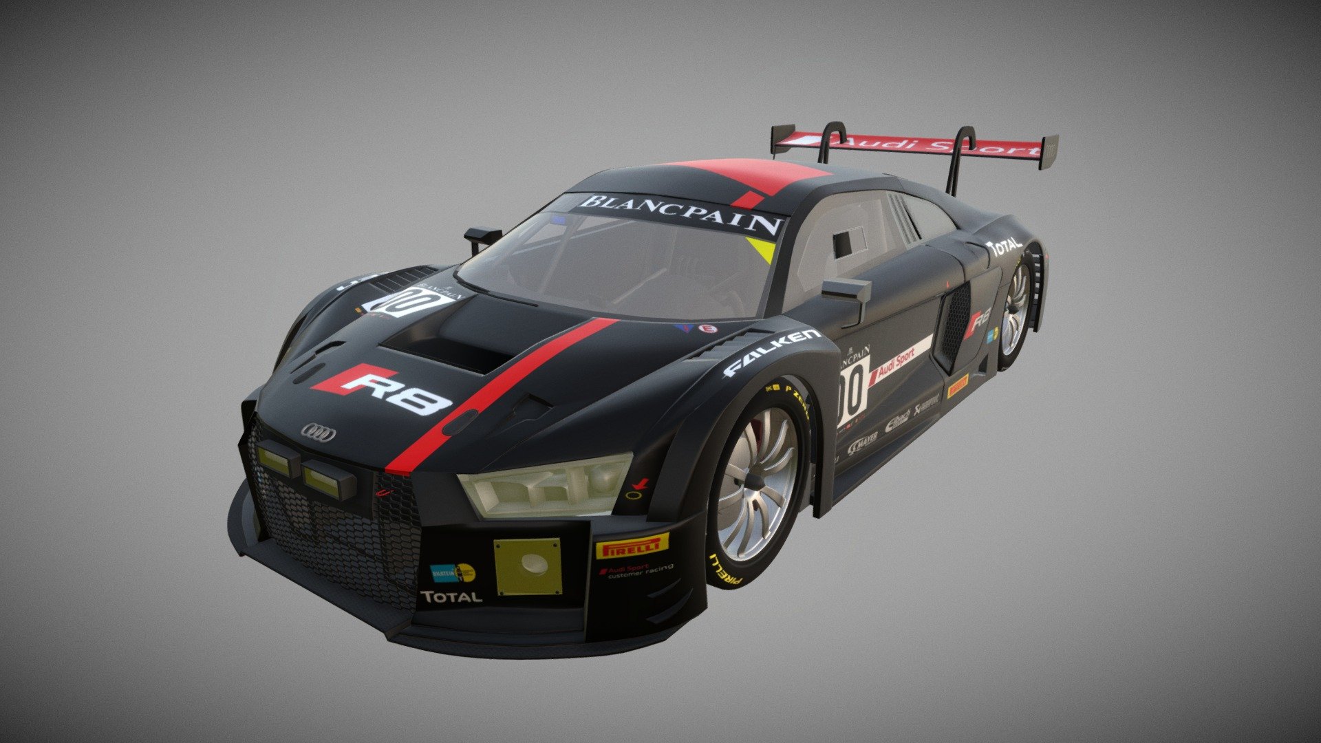 Audi R8 GT3 3d model