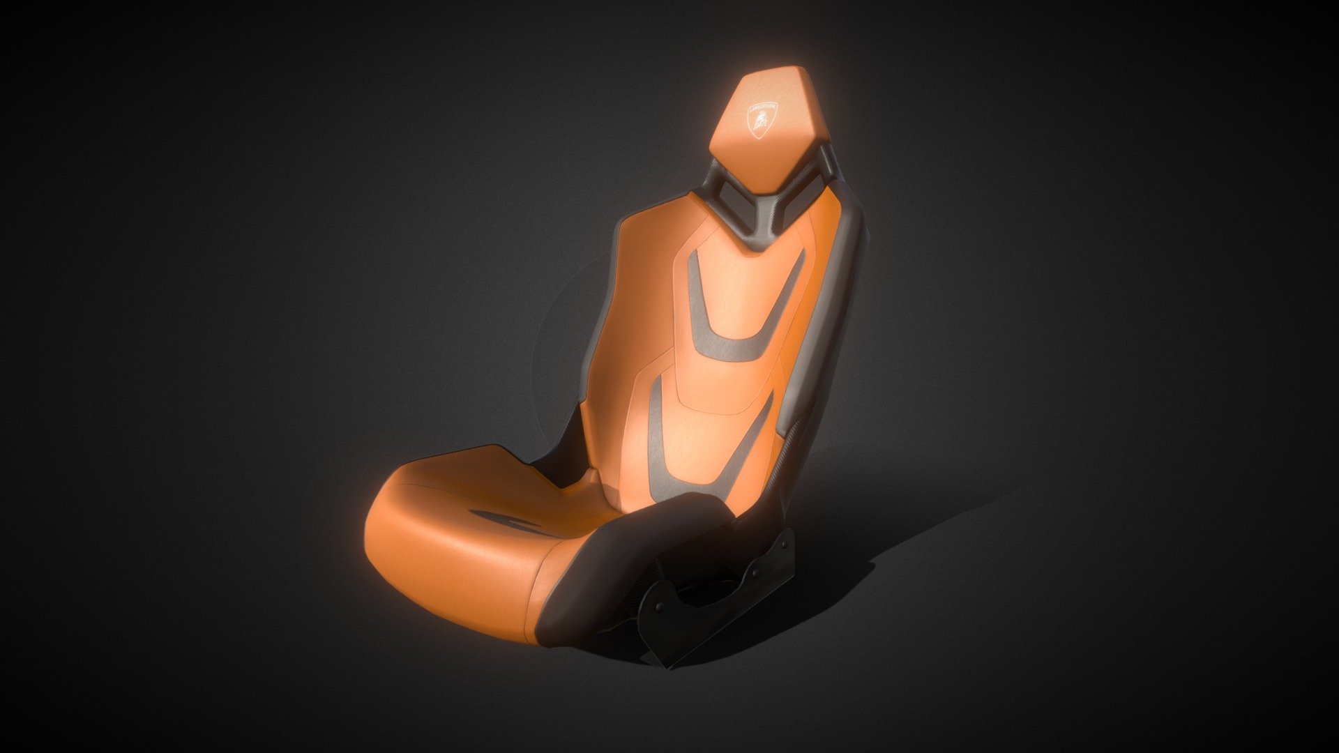 Lamborghini Sian Seats 3d model