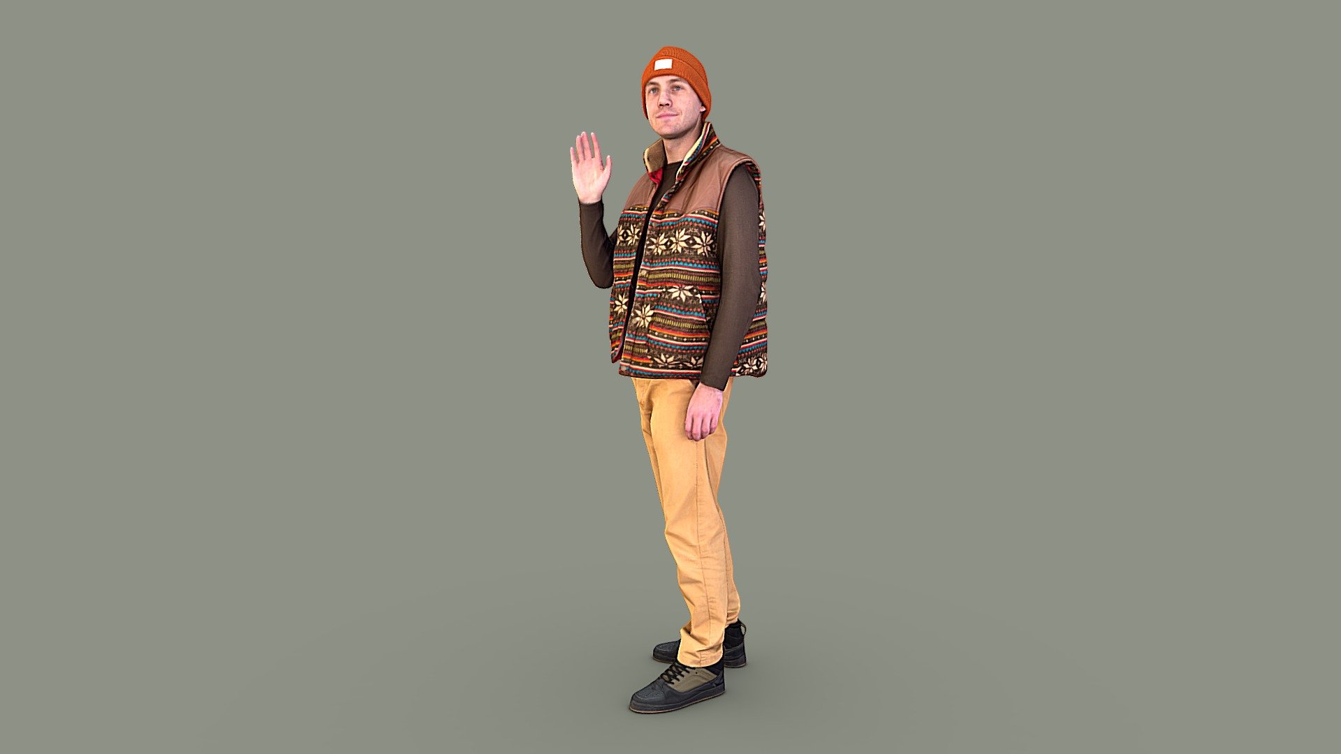 Hey! Hiya! Ay-up! 3d model