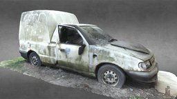 Skoda Felicia Pickup Car Wreck