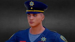 Police Officer 3D Model