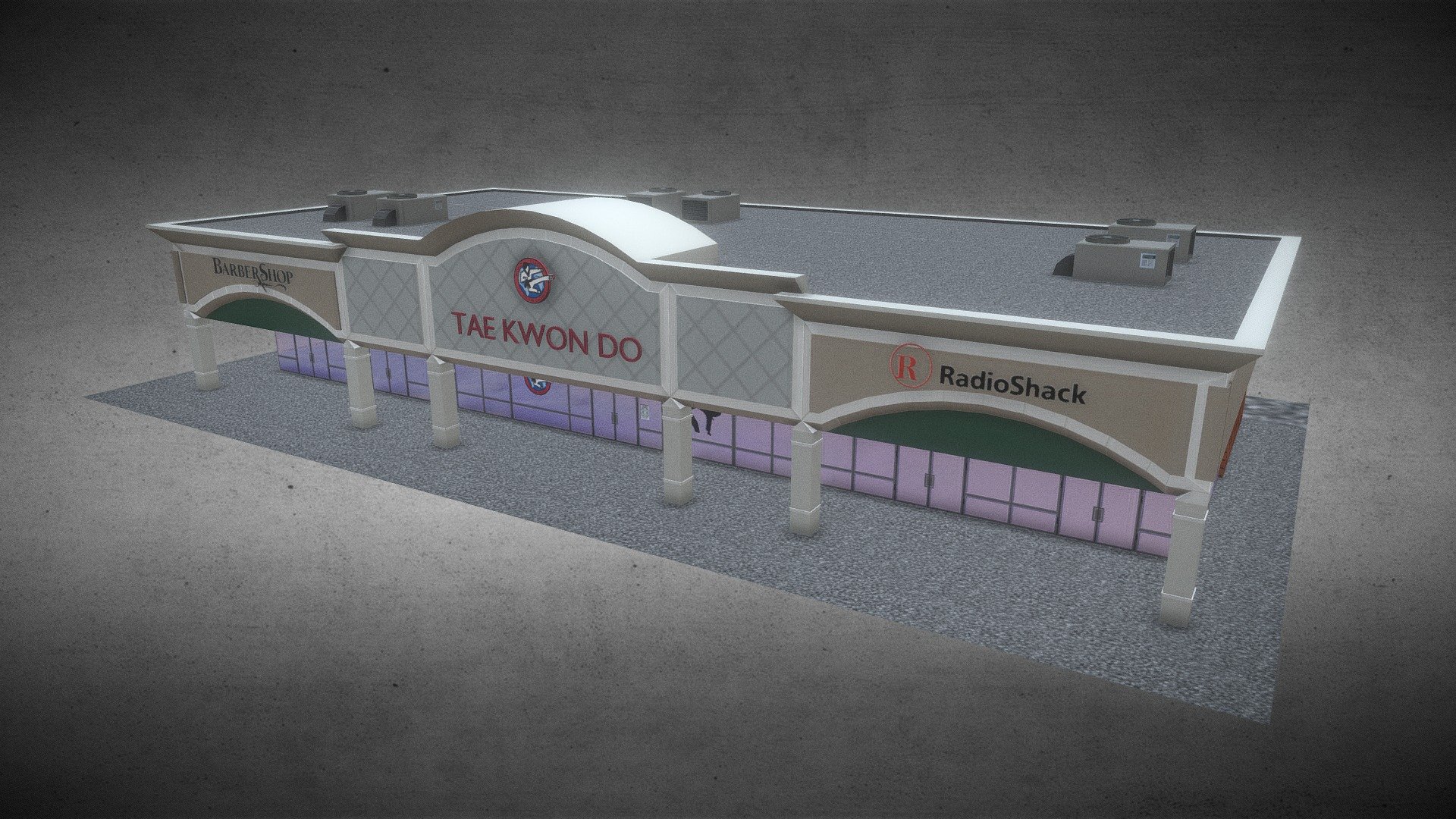 TAE KWON DO Center 3d model