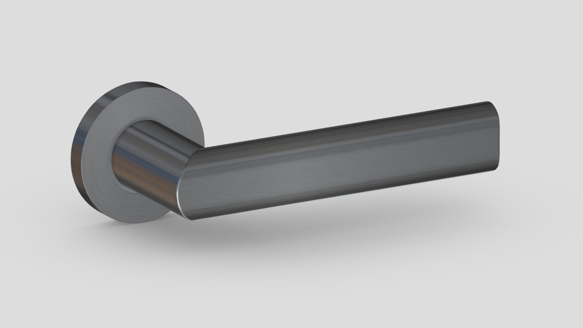 Frelan Satin Stainless Steel Door Handle 3d model