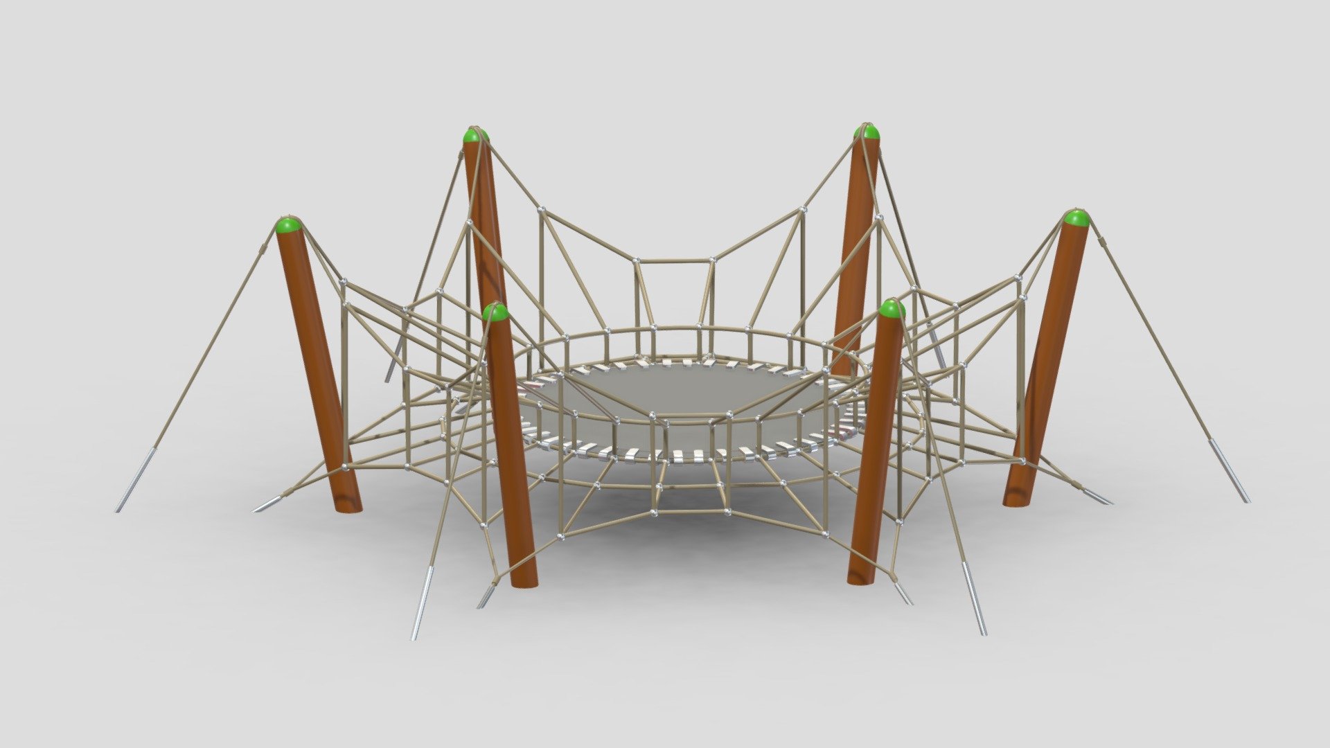 Lappset Spider M 3d model