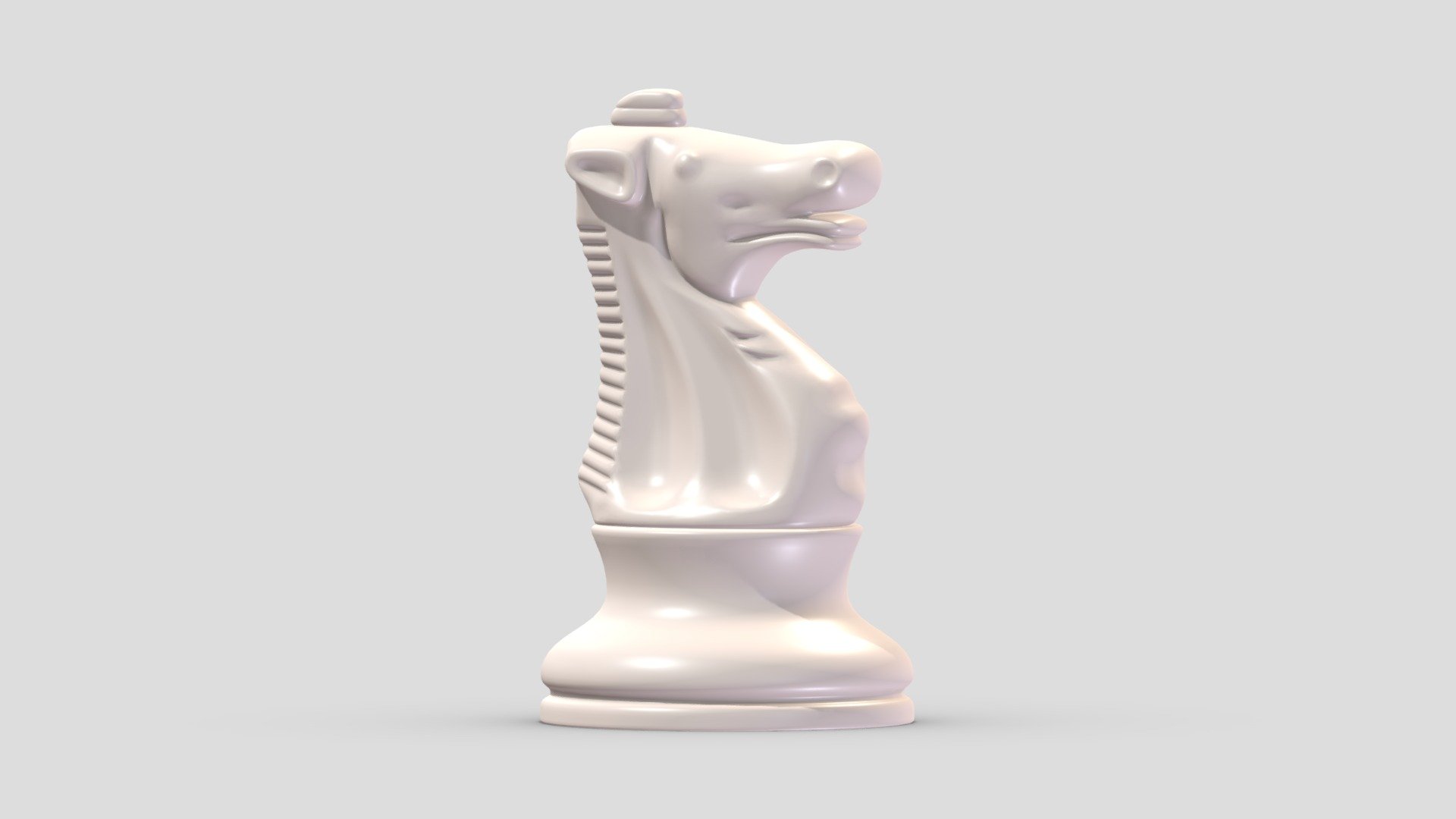 Knight Chess 3d model