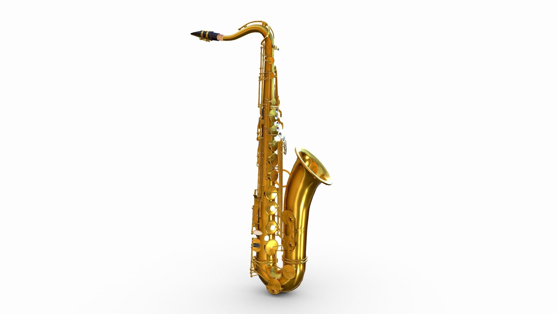 Classic Saxophone 3d model