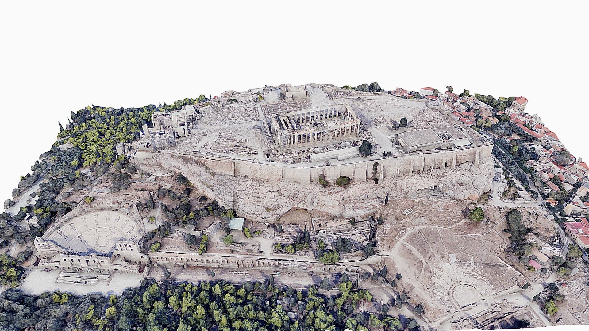 Acropolis, Parthenon 3d model