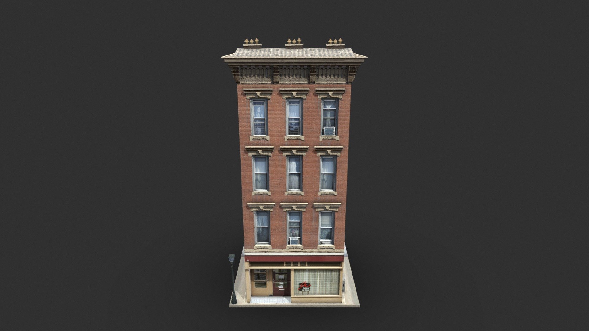 Apartment House 136 3d model