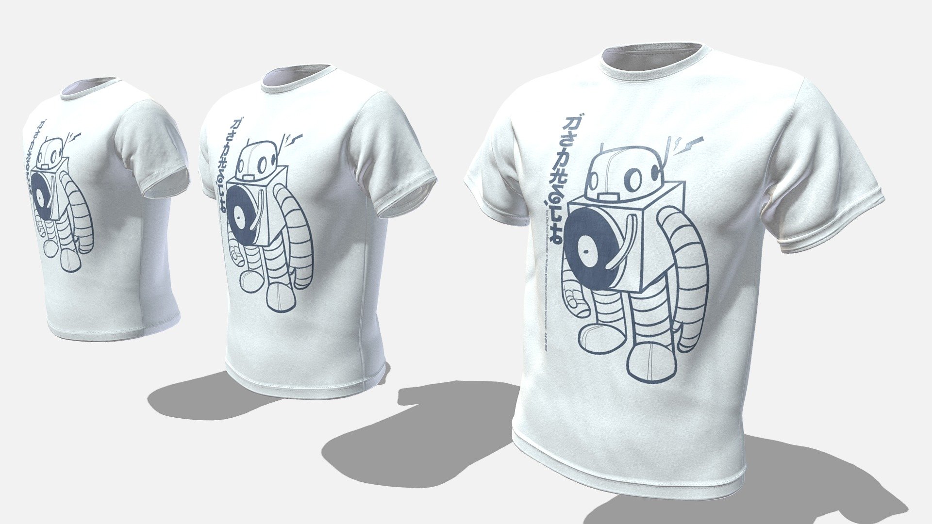 T Shirts 3d model