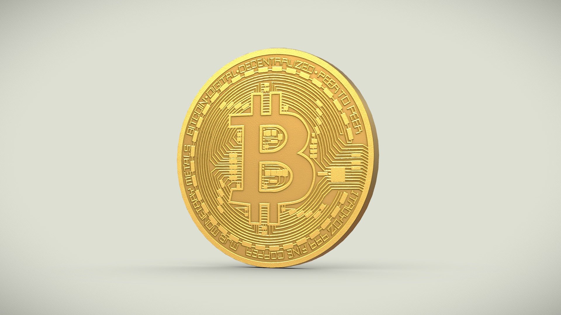 Bitcoin 3d model